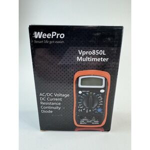 WeePro Vpro850L Digital Multimeter Backlight AC DC Voltage Current‎ New Handheld